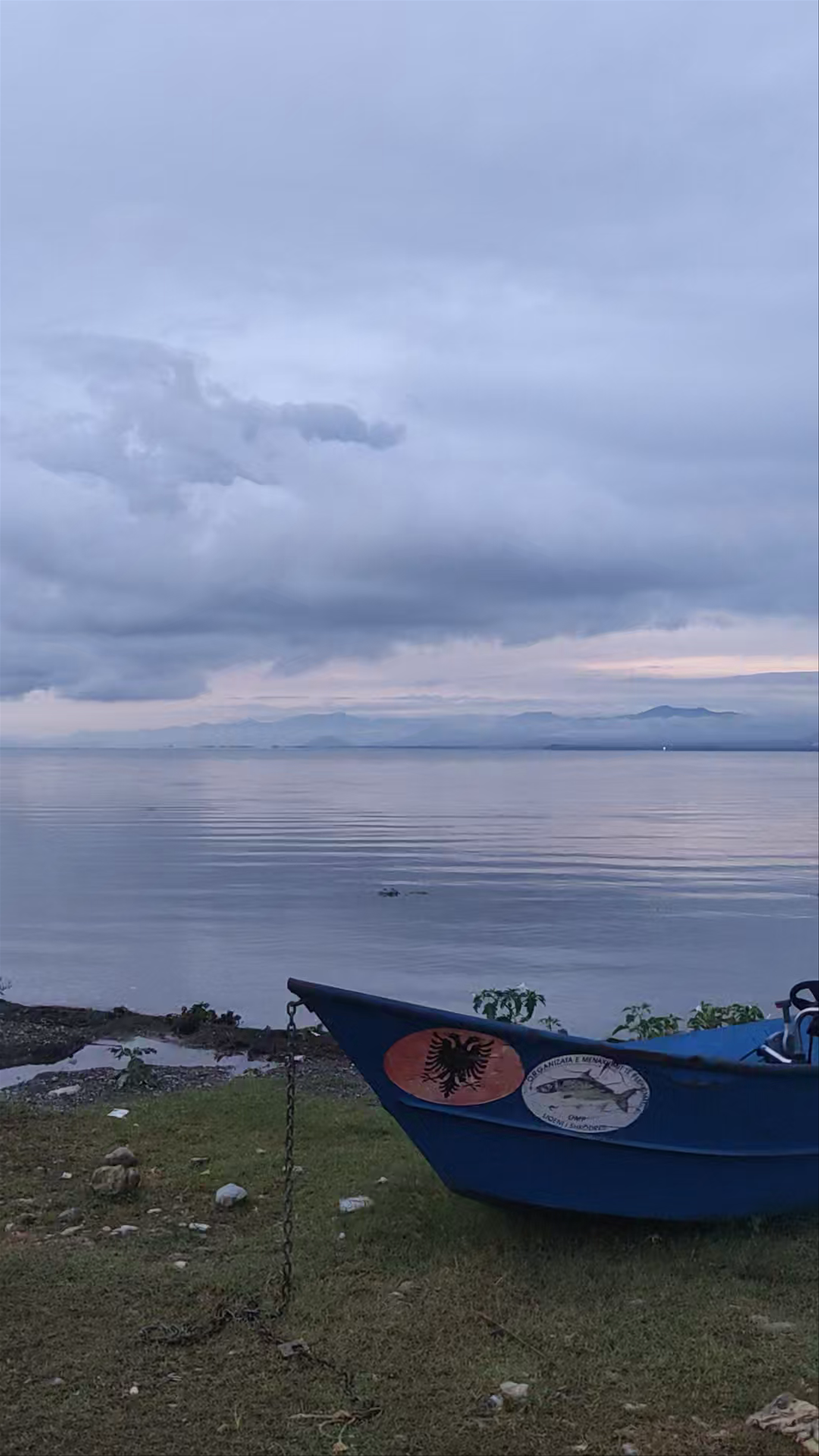 Serene Evening at Shkodra Lake