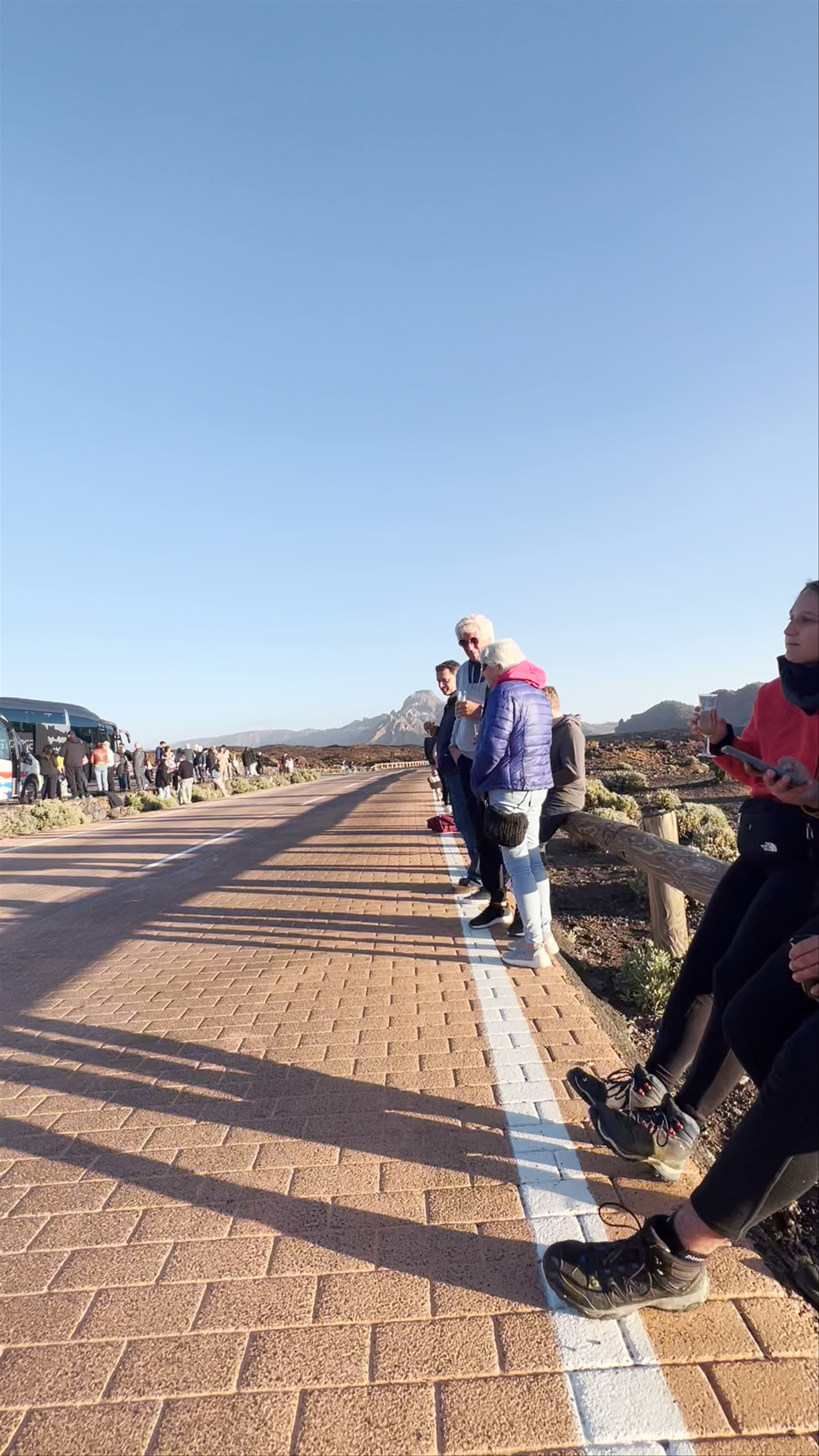 Sunset Gathering at Pico Viejo Vantage Point, La Orotava, Spain