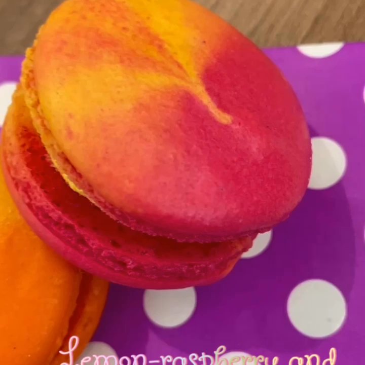 Tiny Bubbles Tea Bar - The lemon raspberry macaron was delicious. The Mango-white chocolate one was a bit too much for me and even my husband. Too sweet - Bubble Tea Near Me - Woodstock, Georgia