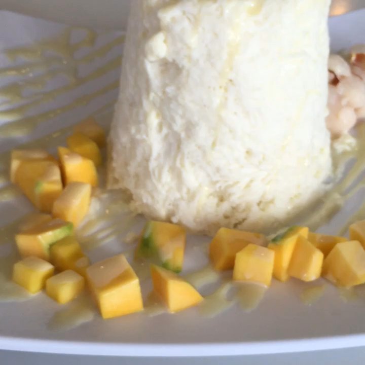 BAMBU - Large Durian shaved ice with mango and lychee. Drizzled with sweetened condensed milk. About $9 and worth every penny. - Bubble Tea Near Me - Houston, Texas