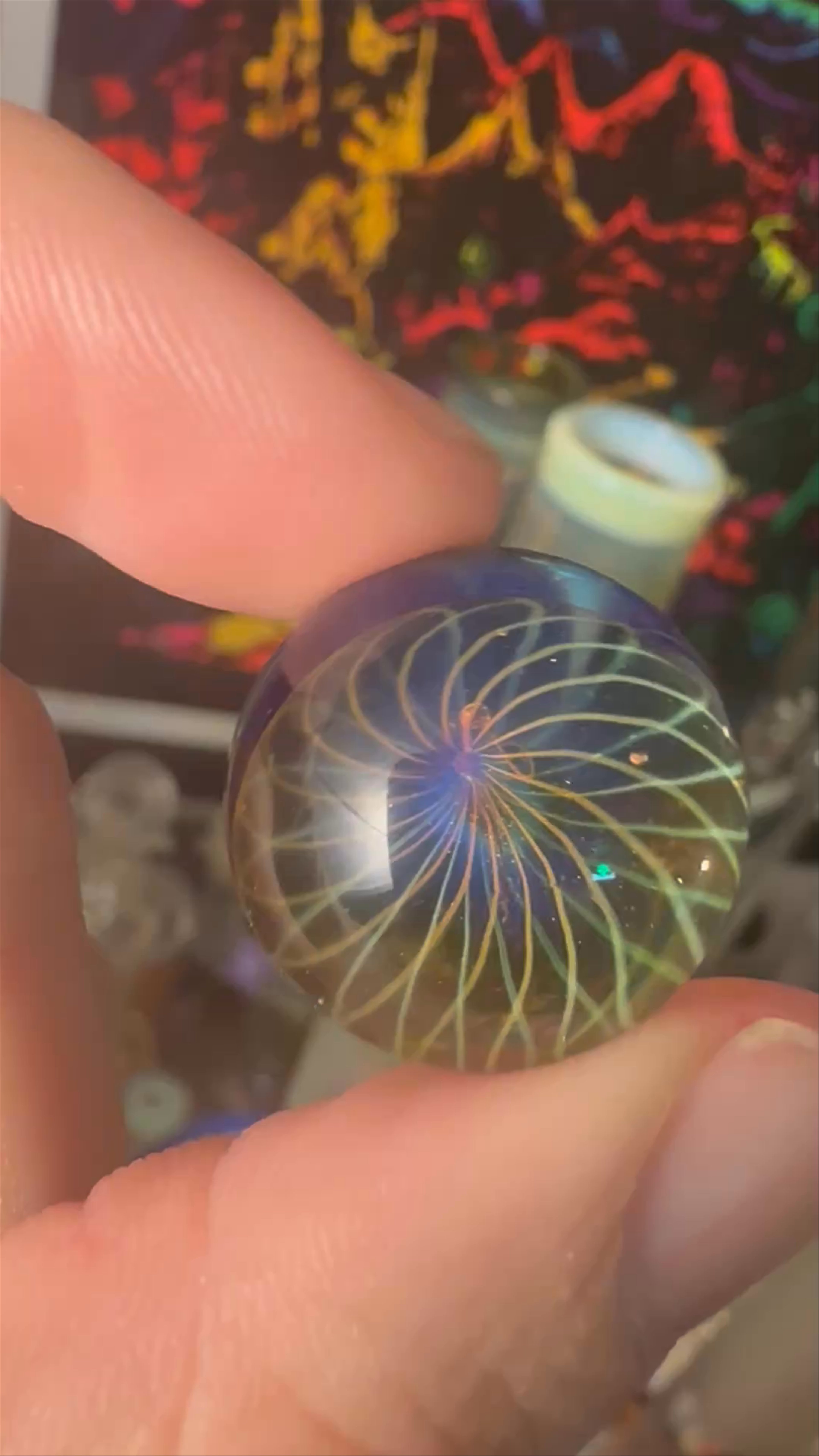 Preview pic of Slurper Fumicello Marble by Green Forest Glass