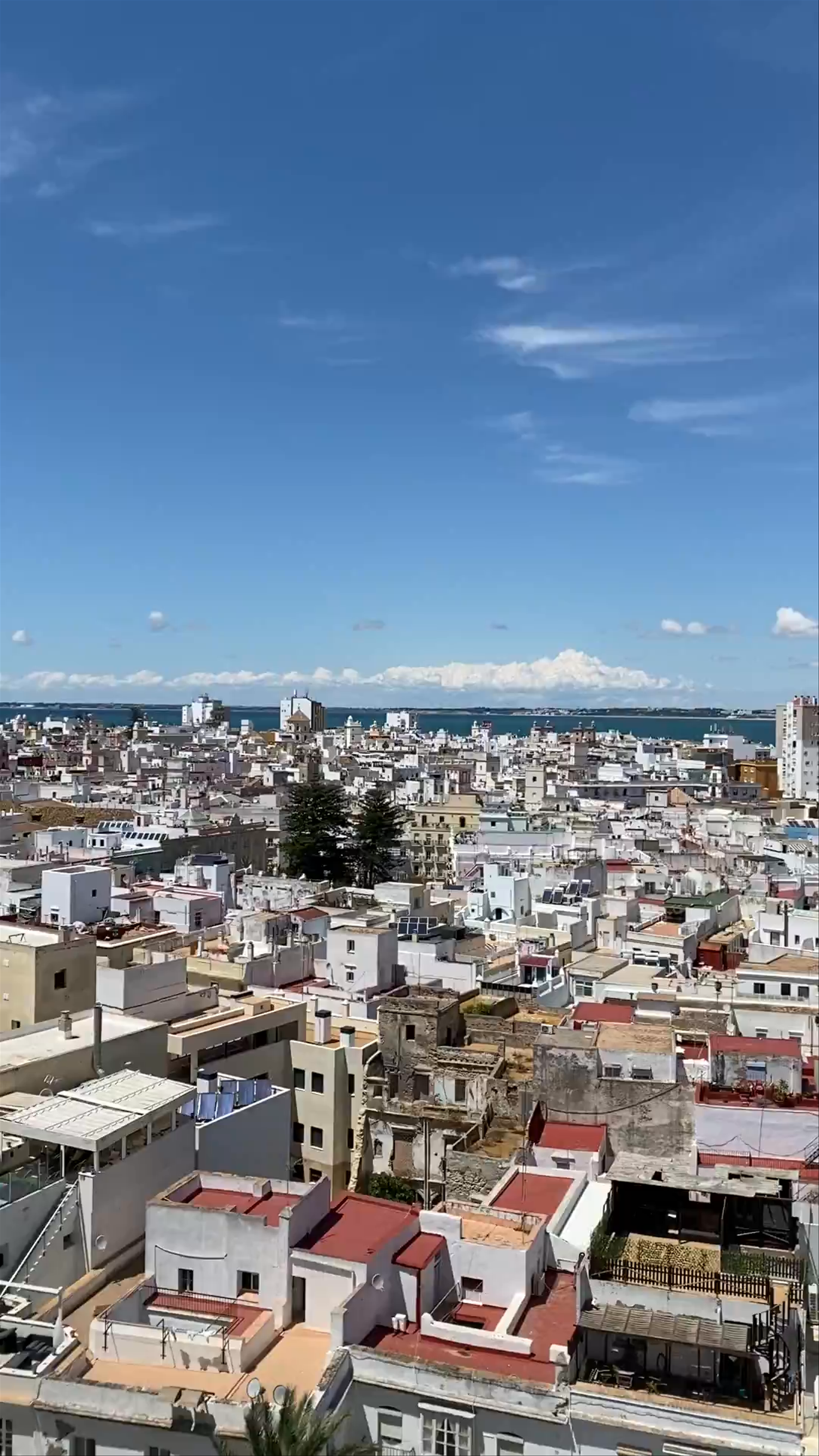 Breathtaking Panoramic Views over Cádiz Cathedral and Cityscape