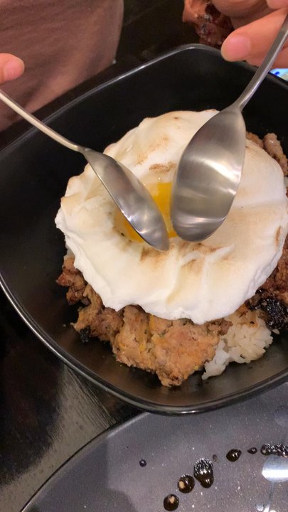Her Chef - Check out that creamy yolk from the Cloudy Egg ! - Asian Fusion Near Me - Toronto, Ontario