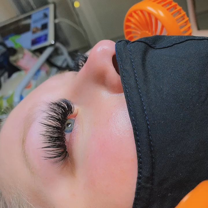 Makeup Lee Mee - How she looks like after getting her lashes done - Eyelash Service Near Me - Davis, California