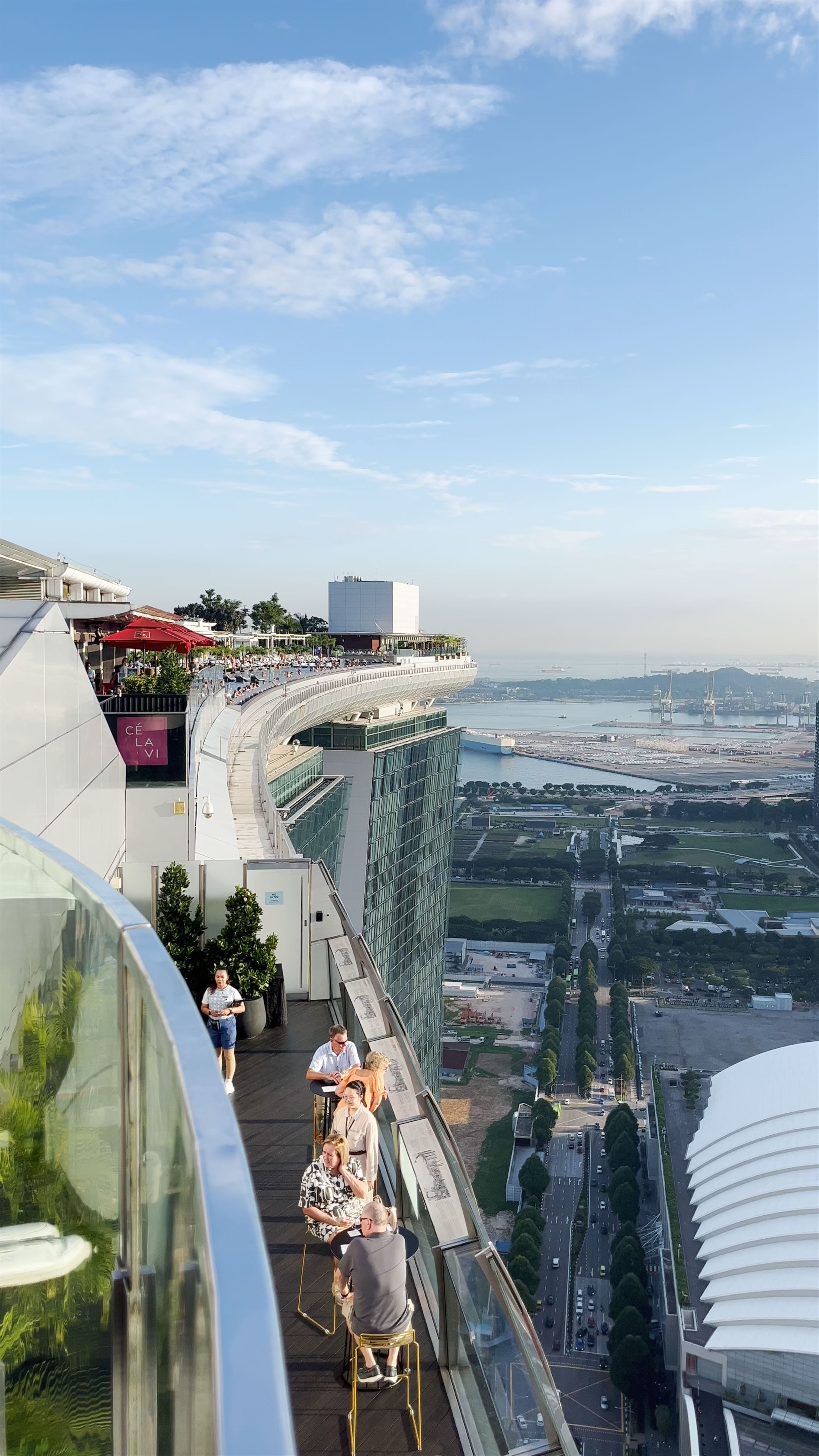 Marina Bay Sands SkyPark Observation Deck Panorama in Singapore