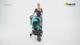 HAUCK Citi Neo II Citadine shopper wandelwagen - kaviaarsteen - 3 wielen video - thumbnail