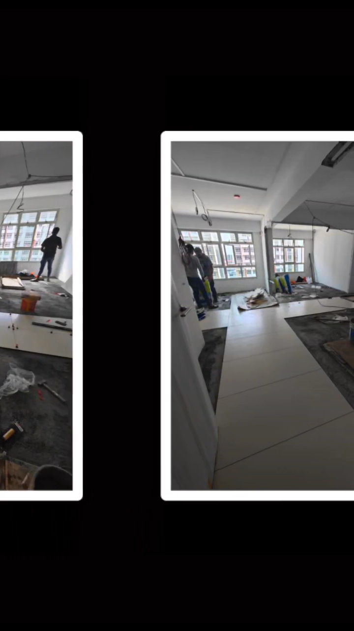 Day-3-of-renovation--bCement-screed-&-tiling-works