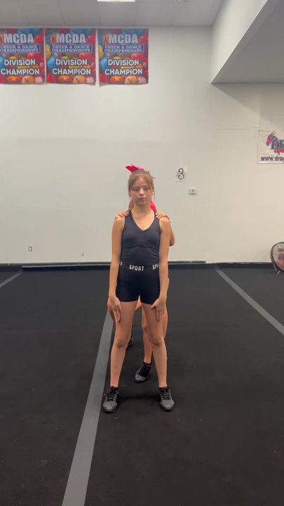 Dragon All Star Cheer - Join Drangons to have all kind of skills like this video it shows Charlie helping Tessa load her one man with our amazing flier Sailor. - Cheerleading Near Me