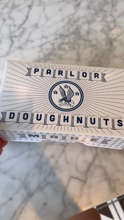 Parlor Doughnuts - chocolate chocolate and strawberry shortcake - Donuts Near Me - Rolling Meadows, Illinois