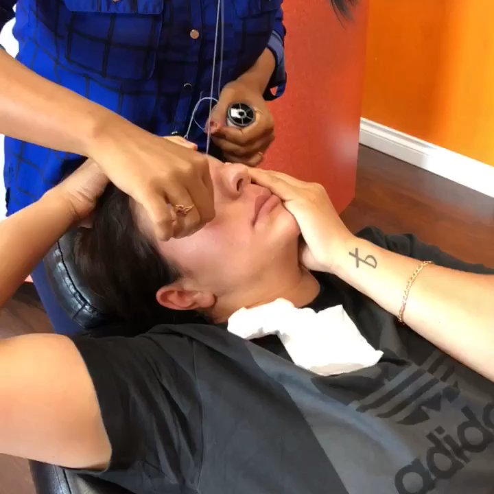 Glory Threading - She's so quick - Threading Services Near Me - Azusa, California