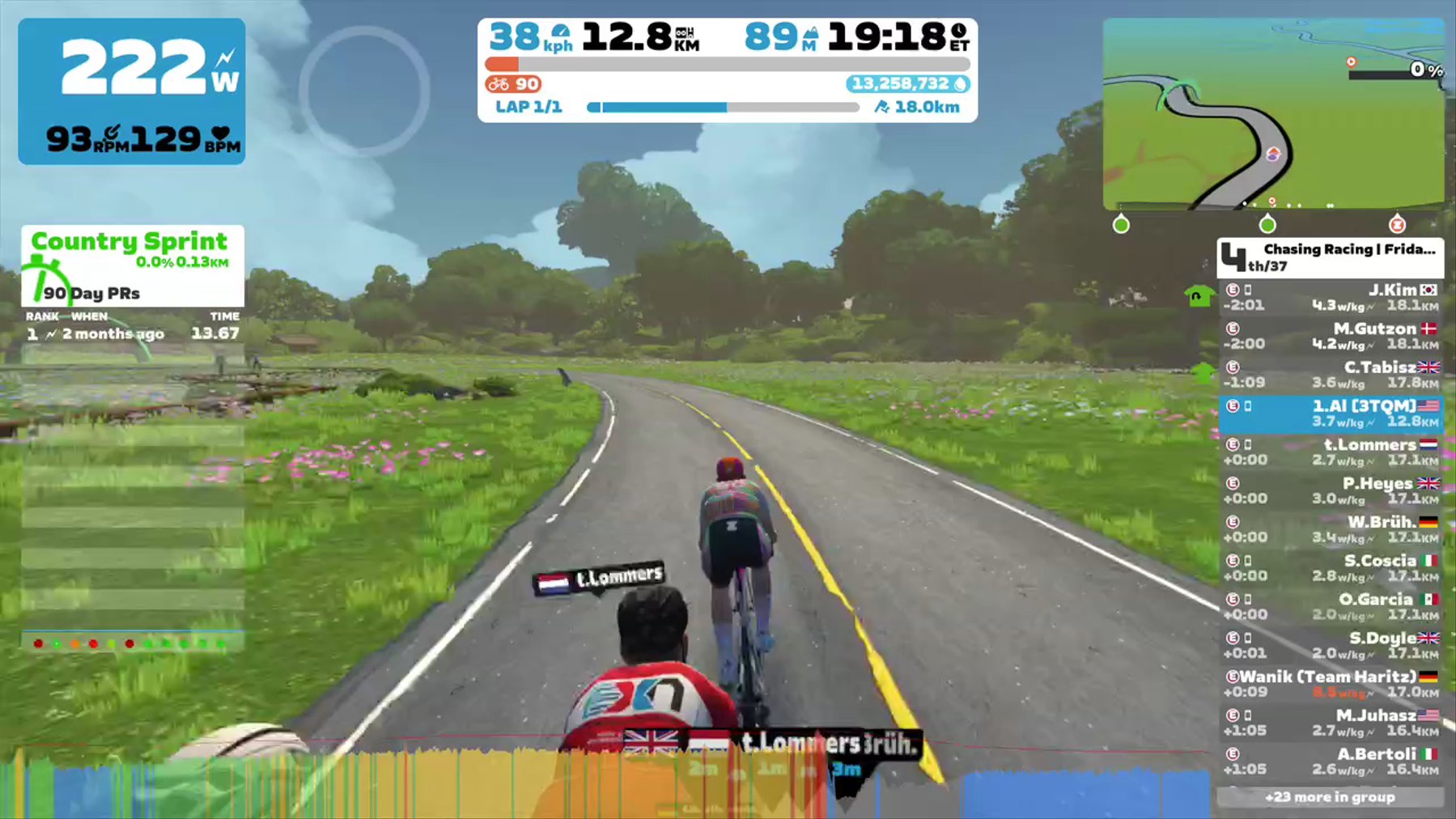 Zwift - Group Ride: Chasing Racing | Friday Group Ride (E) on Chasing the Sun in Makuri Islands
