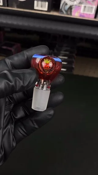 Preview pic of 18mm Single Hole Bowl Slide by Keys Glass