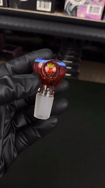 Preview pic of 18mm Single Hole Bowl Slide by Keys Glass