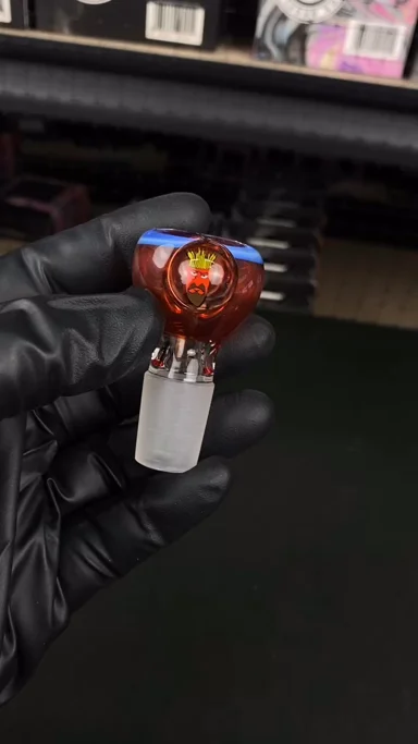 Preview pic of 18mm Single Hole Bowl Slide by Keys Glass