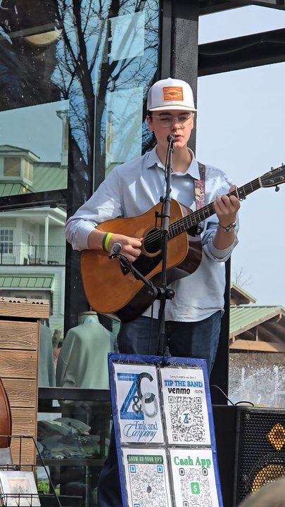 Ole Smoky - Zink & Company Band. (ZinkandCo) playing in the Ole Smoky Stage. March 2026 - Distilleries Near Me - Pigeon Forge, Tennessee