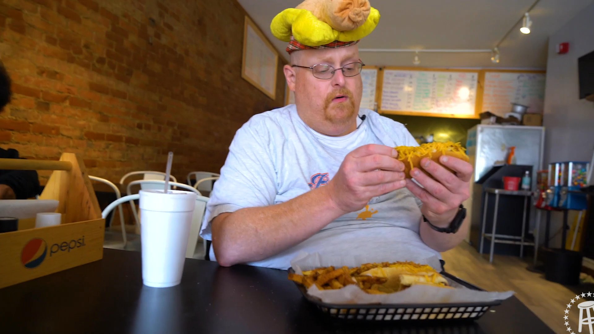 Raw Dogging at Tito's Sloppy Dogs with Micro Wrestlers Wheeling, WV