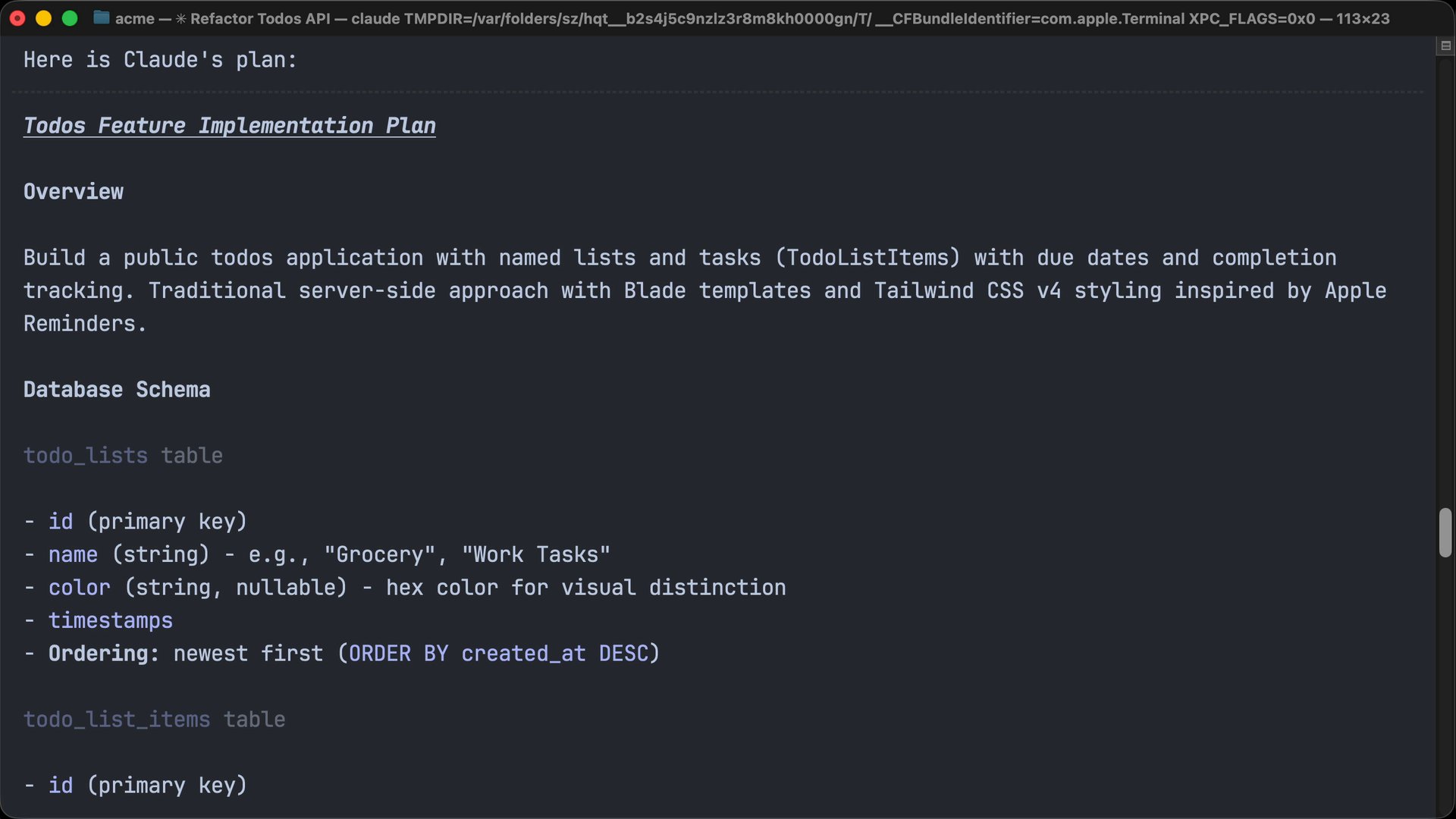 Revise a plan in Claude Code