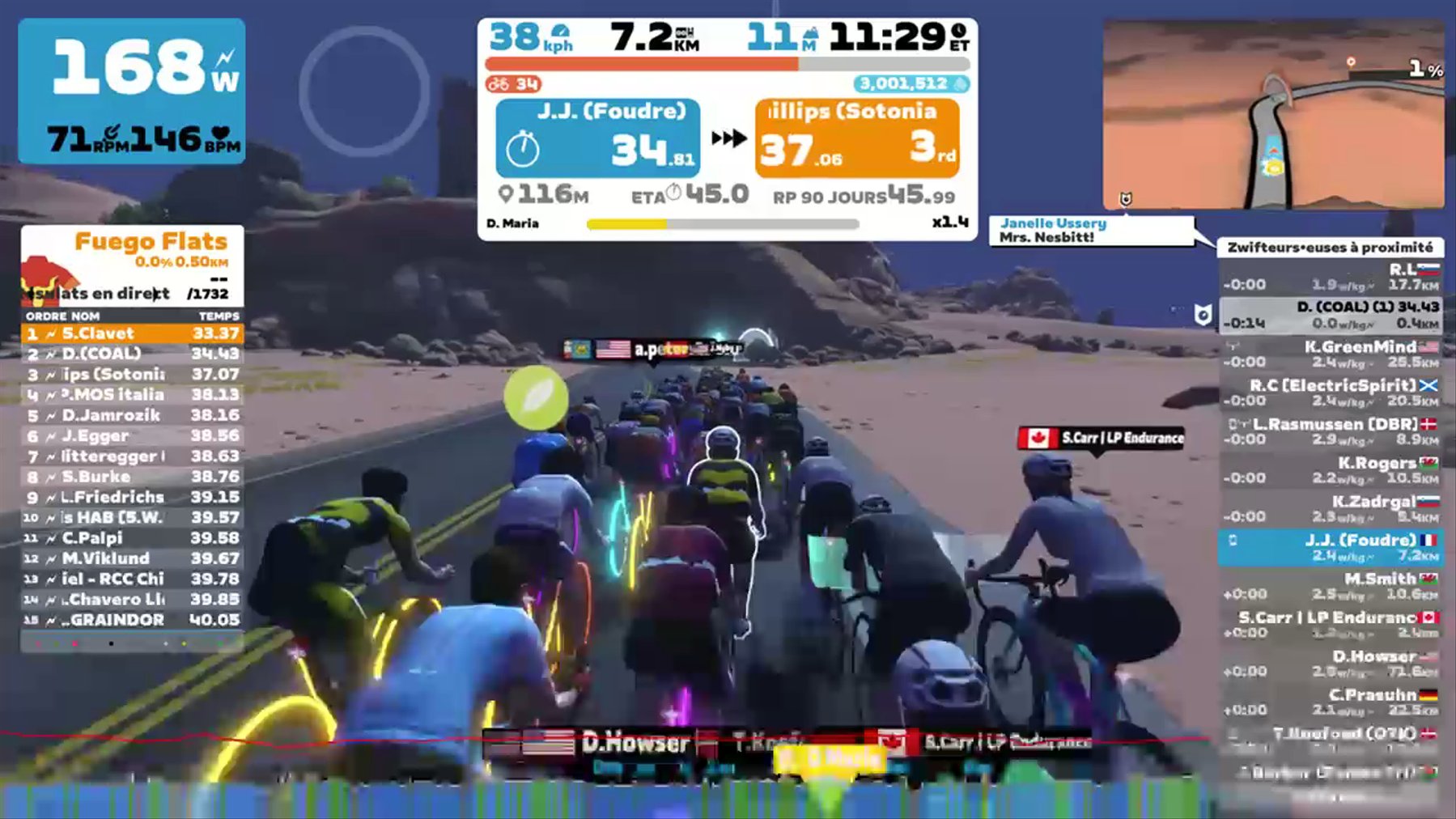 Zwift - Pacer Group Ride: Tempus Fugit in Watopia with Maria