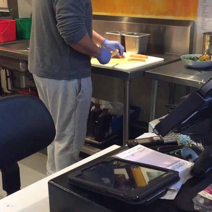 Manoa Poke Shop - Slicing fish! - Poke Near Me - Somerville, Massachusetts