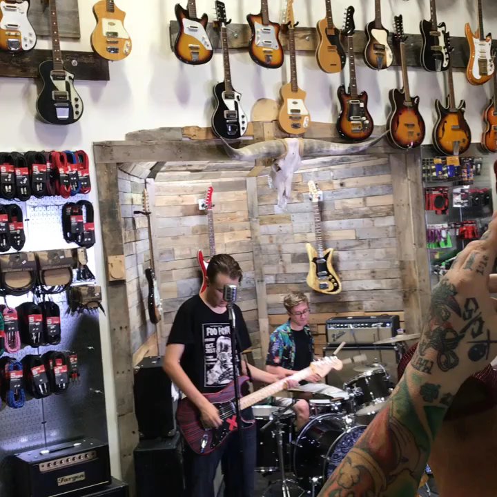 DeMont Guitars - "Who Knows" does a live video for news OnlyOswego.com - Guitar Stores Near Me - Oswego, Illinois