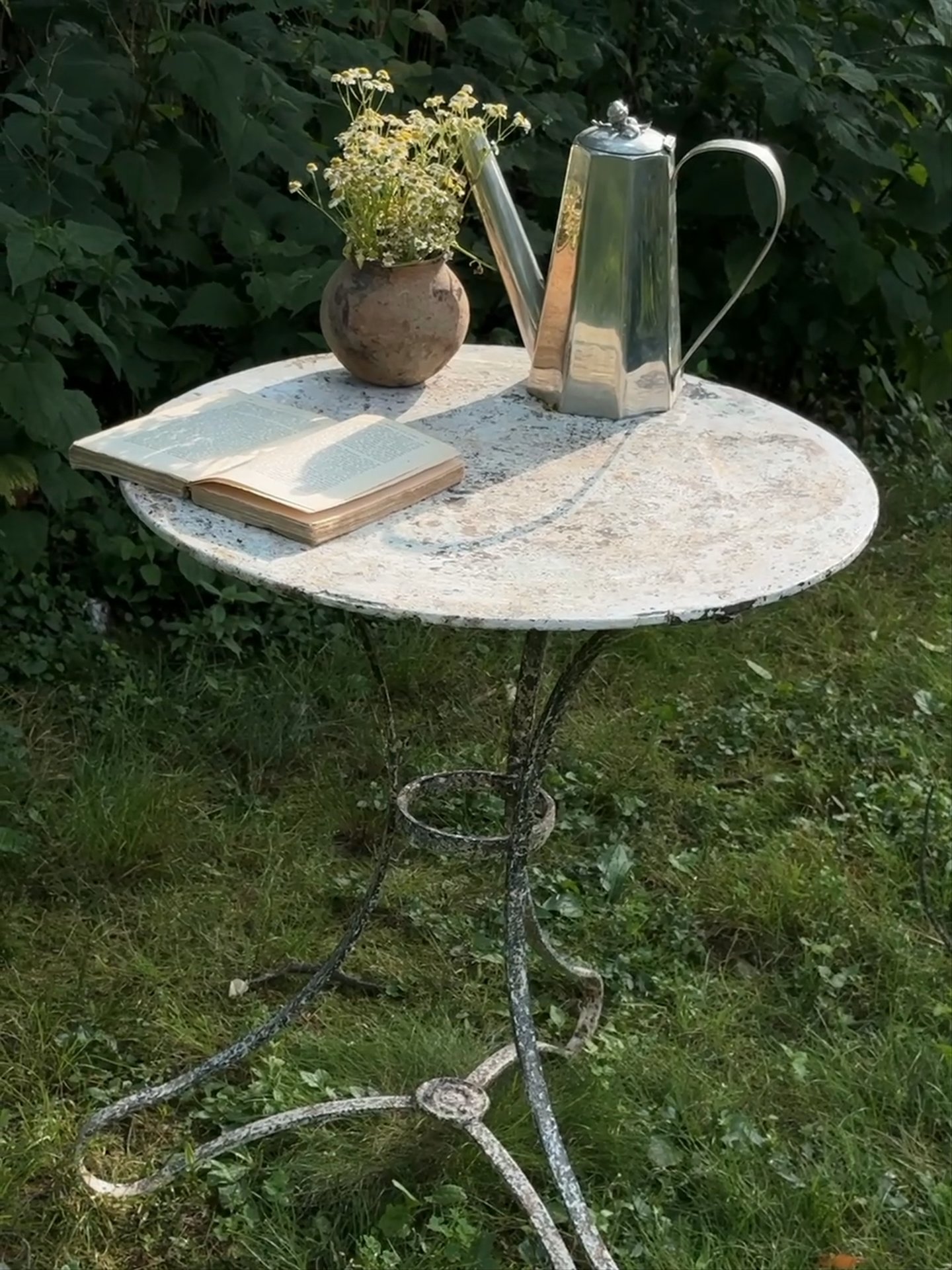 French Patina Garden Table