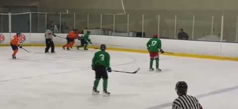 Eric Hanley Delivers a Massive Hit at HNS Camp | Valley Wildcats U18