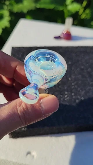 Preview pic of 3 hole hash bowl slide #2 ghost