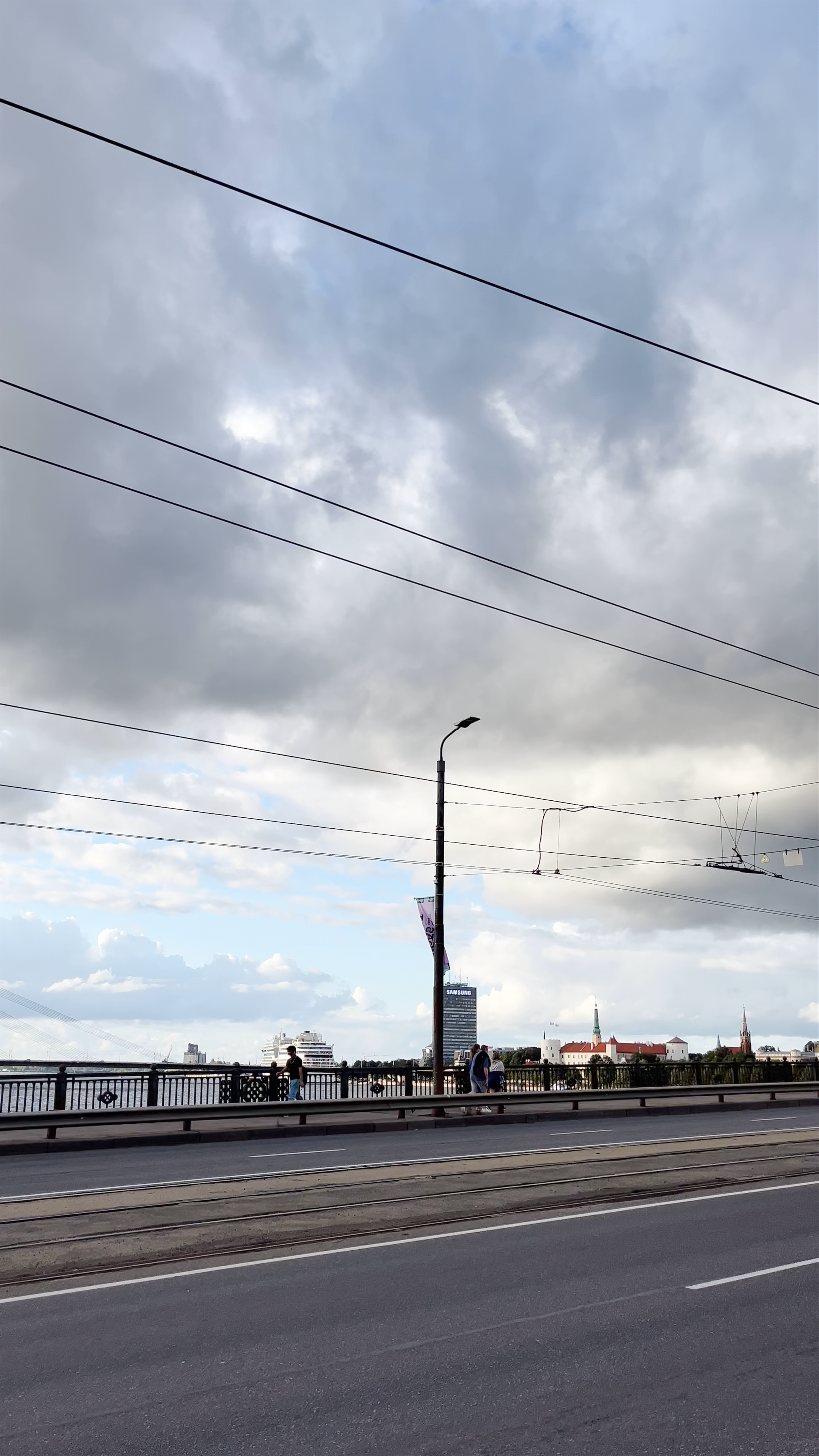 Stone Bridge at Dusk: Riga’s Timeless River Crossing