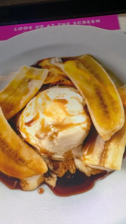 Vue Orleans Observation Deck  - banana foster that I "ordered" - Observatories Near Me - New Orleans, Louisiana