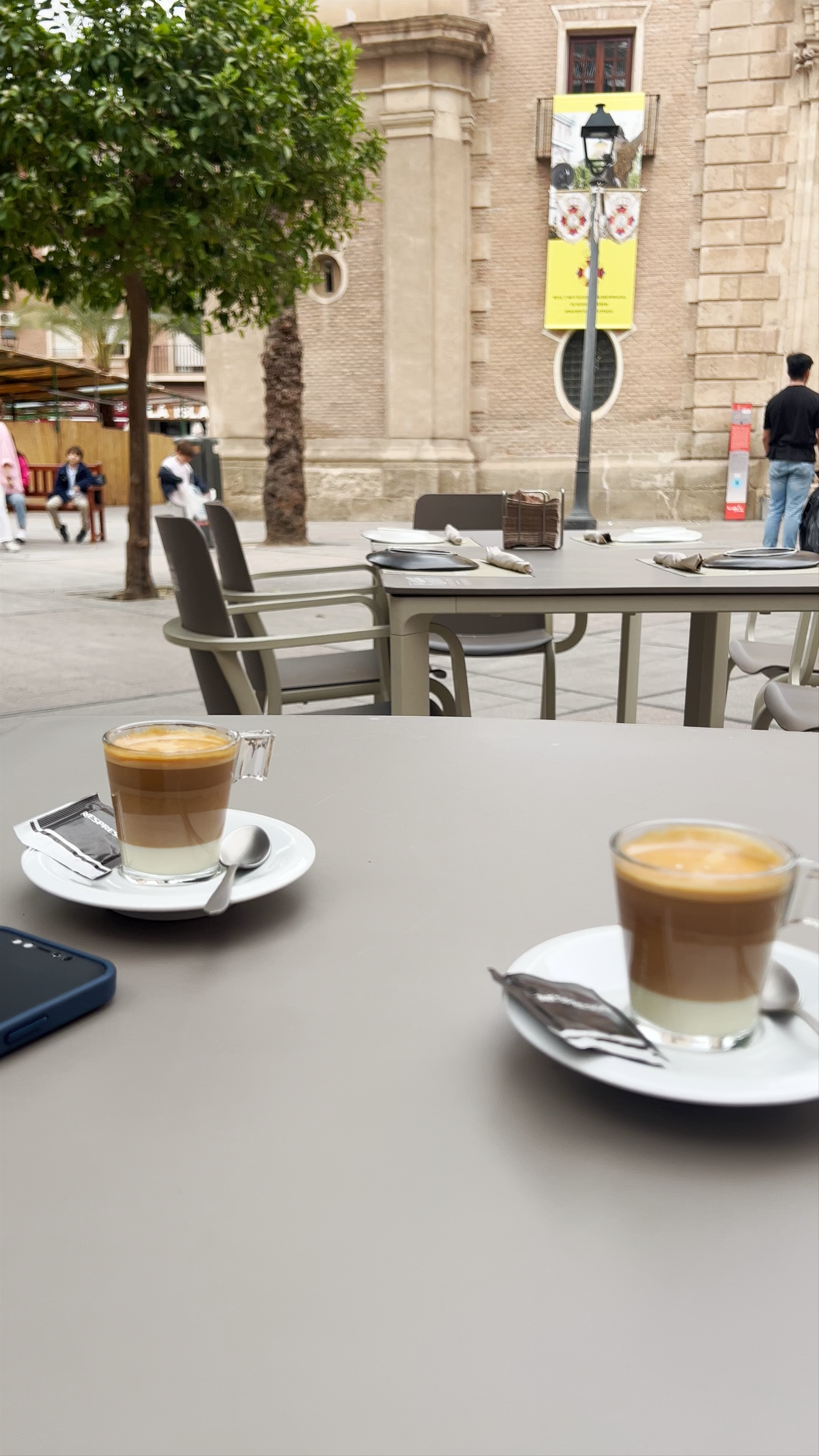 Café Moment at Plaza Santa Eulalia, Murcia