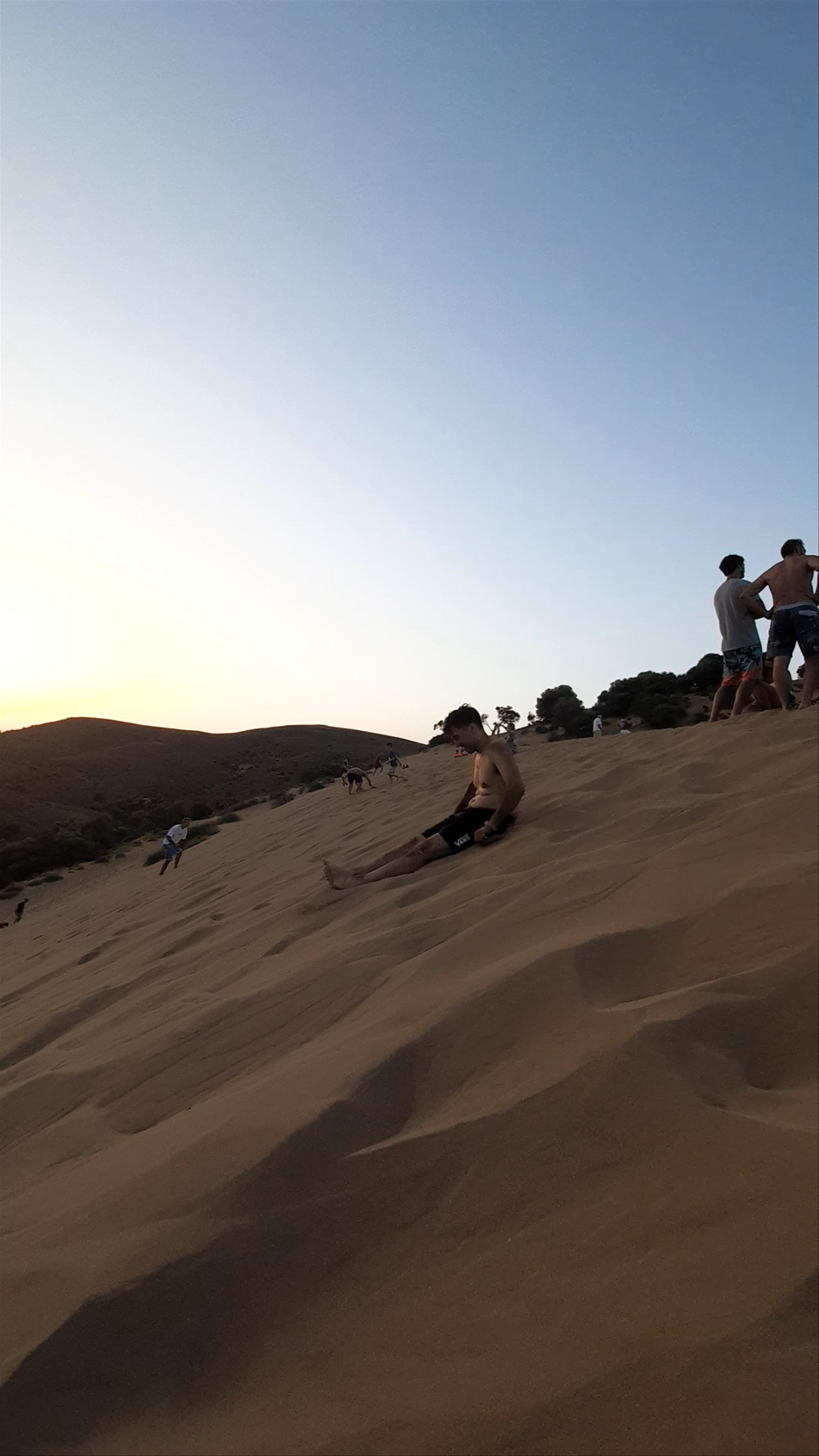 Sunset Sand Dune Adventure in Ammothínes, Greece
