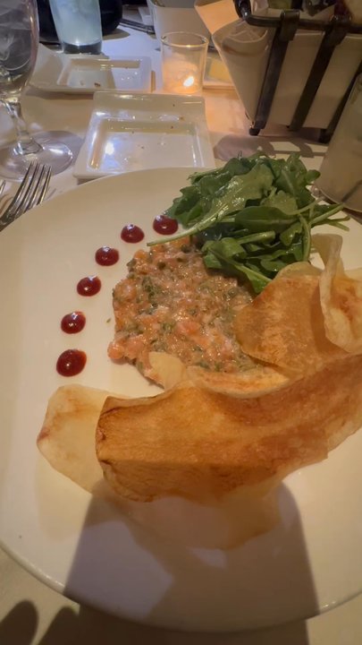 Cafe Nuovo - Best salmon  tartar I've had in my life! - New American Near Me - Providence, Rhode Island