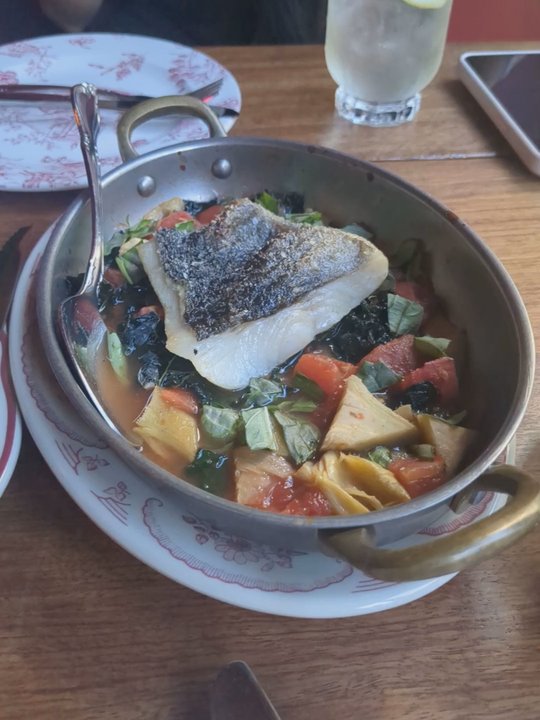 Neb Wine Bar - Cod, cabbage, mussels and uni pasta - Italian Near Me - Seattle, Washington