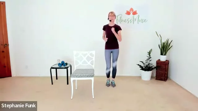 Chair-Assisted Aerobics & Strength, 3/24/25 class recording*