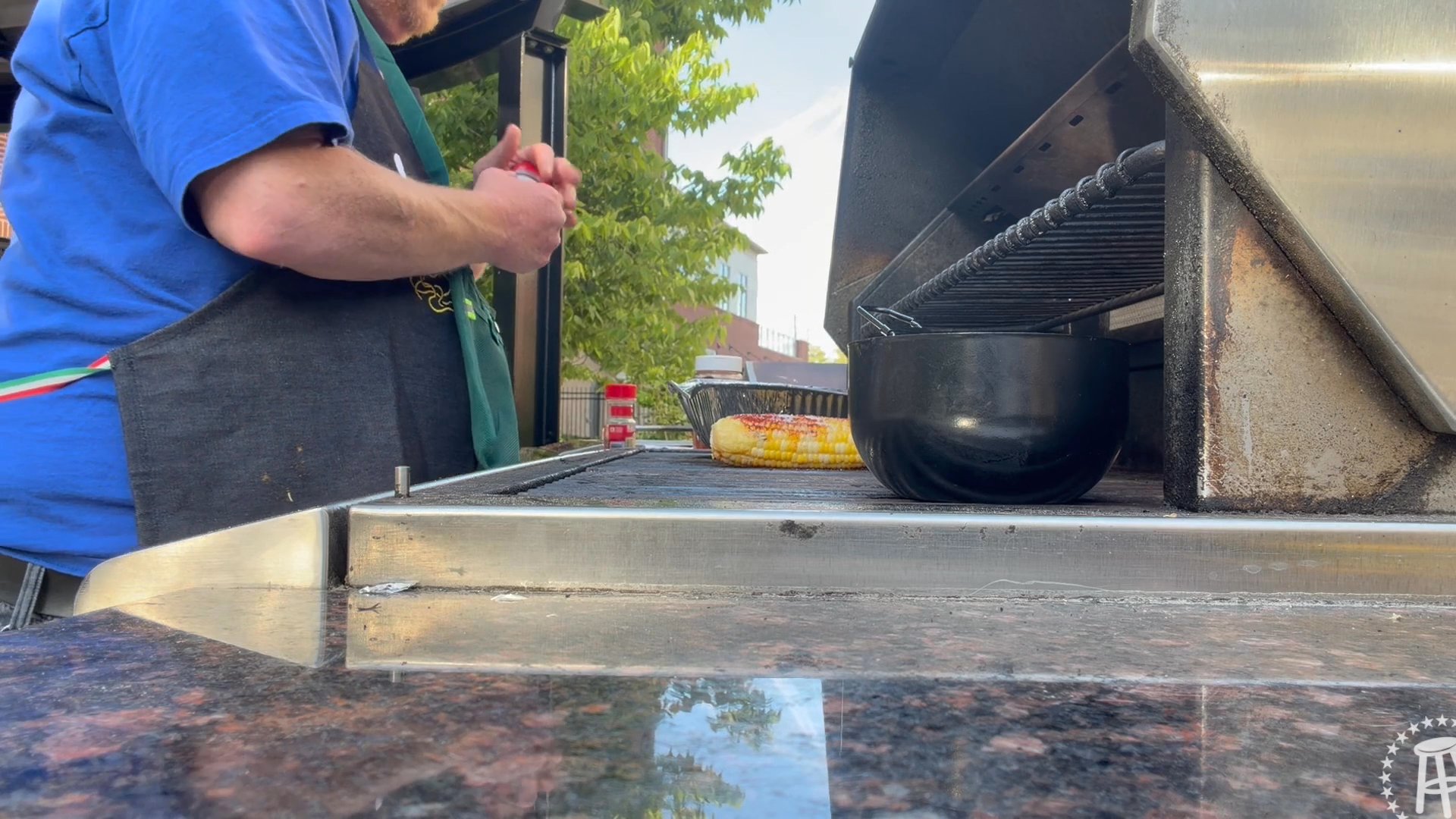 Tank Cooks Steak Florentine and Fingerling Potatoes