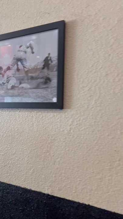 BubbaLu's - Wall of baseball pictures - Burgers Near Me - Hot Springs, Arkansas