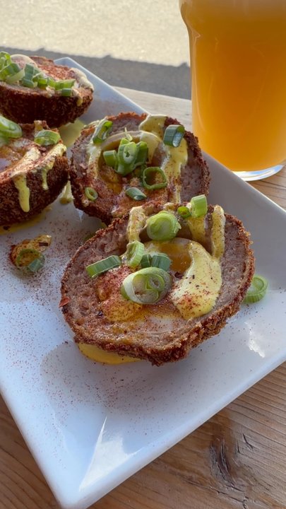 Santiam Brewing - Delicious scotch eggs - Brewpubs Near Me - Salem, Oregon
