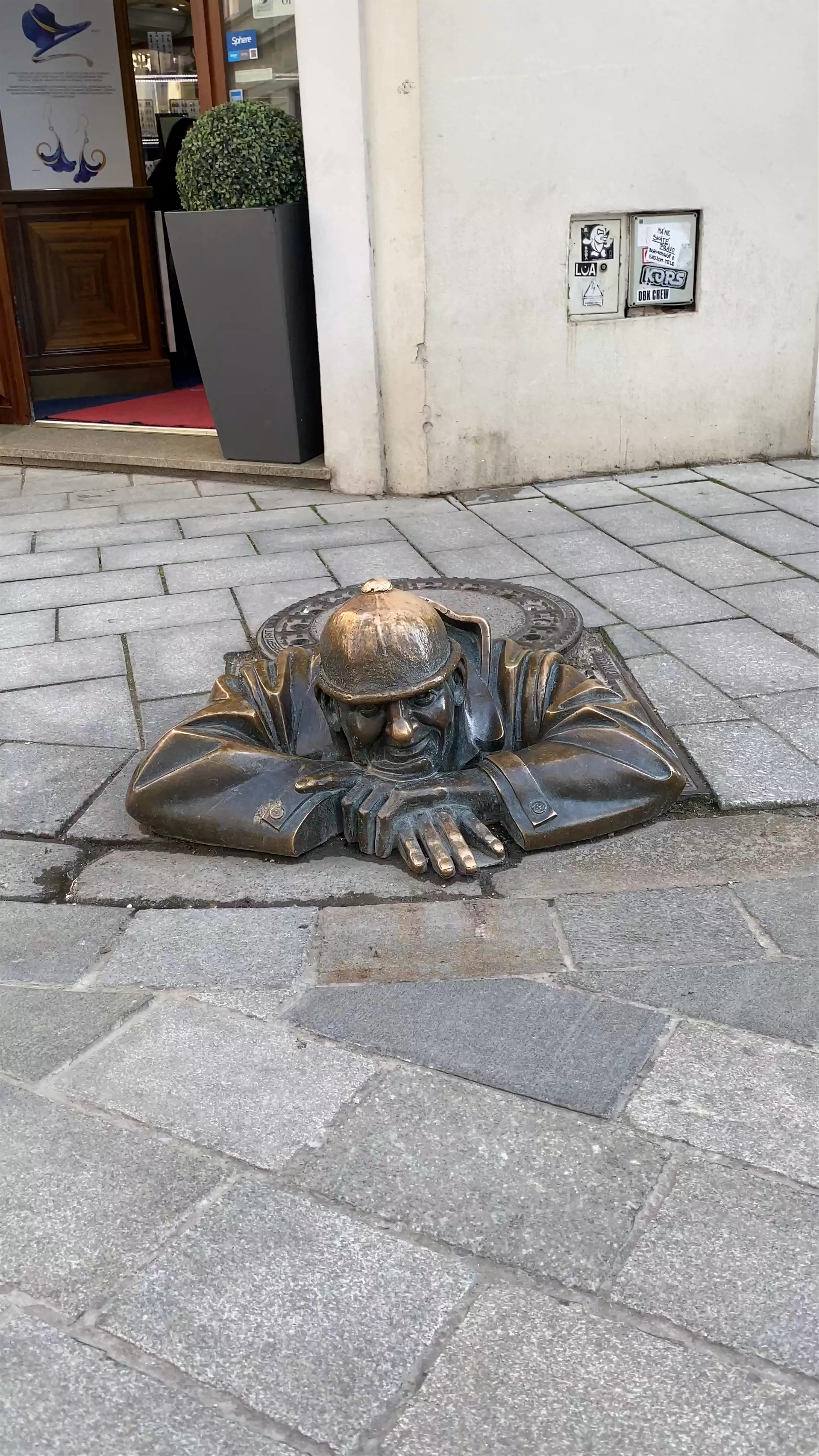 Čumil Statue: The Iconic Man at Work Sculpture in Bratislava