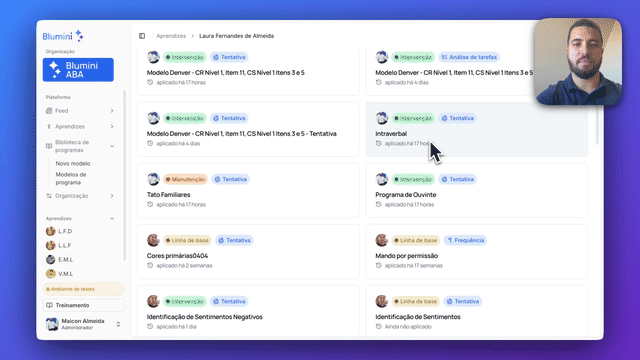 Analisando gráficos com etapas