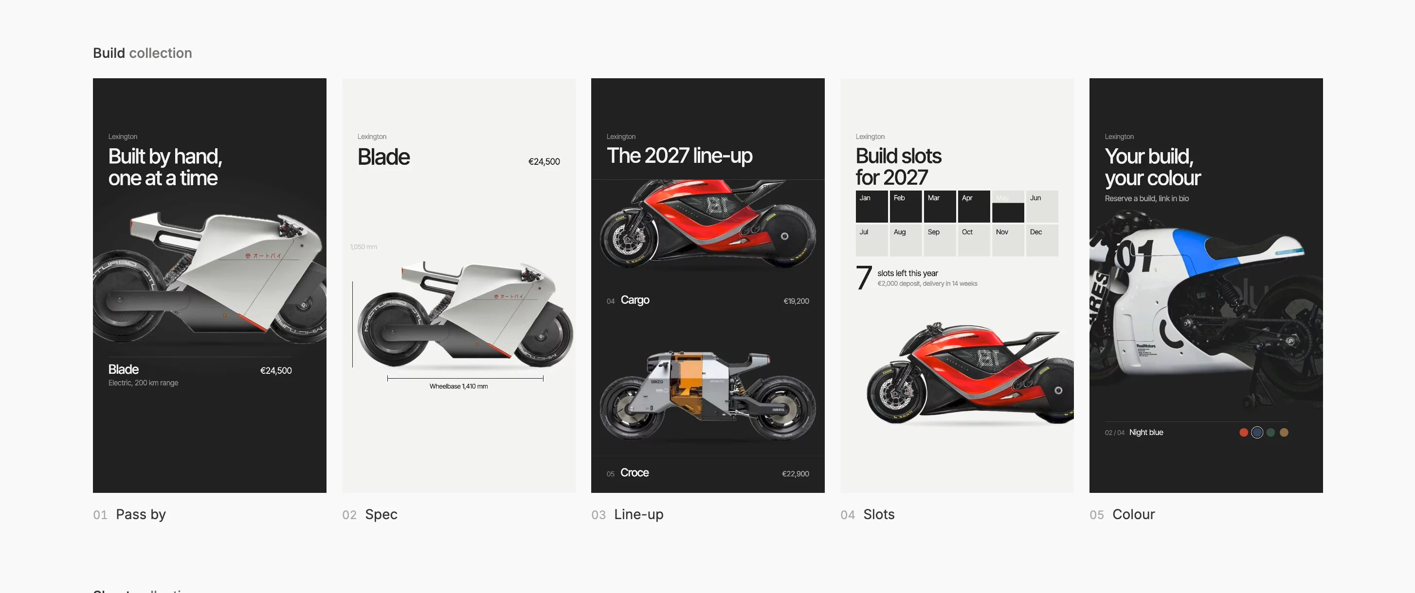 New Remotion reel for motorcycle shops.9:16, ten seconds, built in React. Swap the bikes, names and prices, and render. https://lexingtonthemes.com/remotion/motorcycle-reel-templates