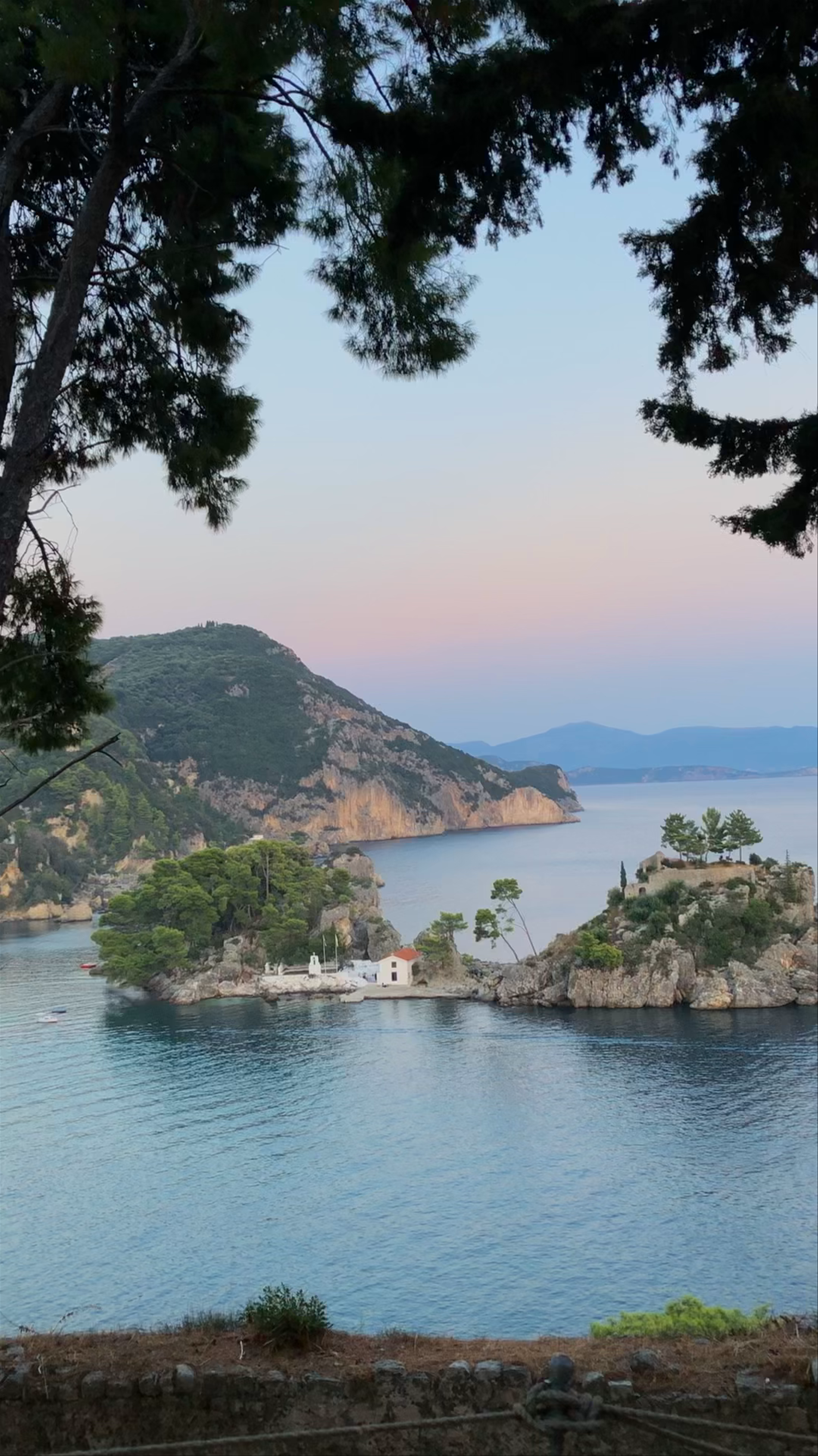 Venetian Castle of Parga: A Sunset Overlook of Greece’s Coastal Gem