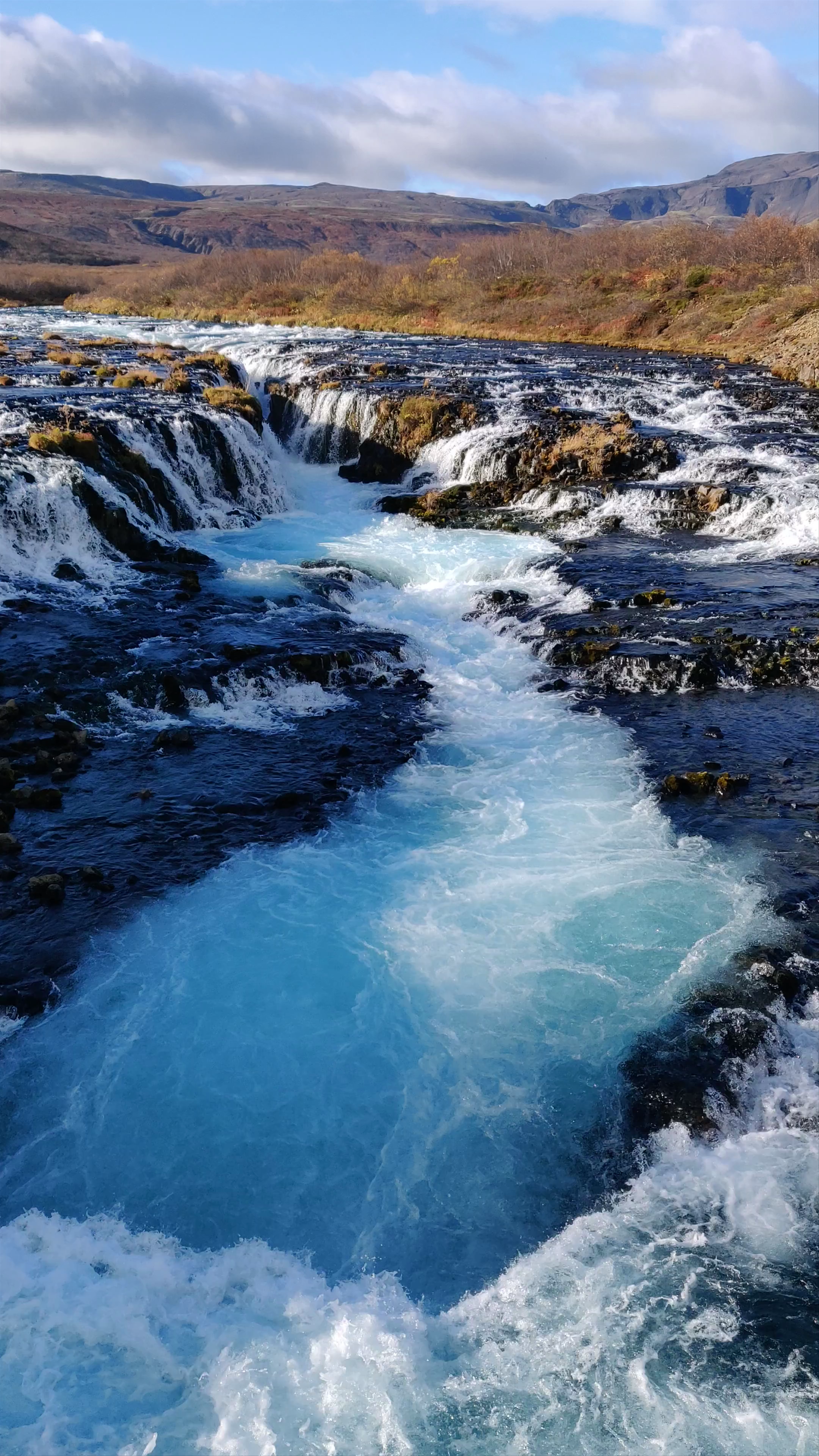 Brúarfoss Waterfall: Iceland’s Hidden Blue Gem