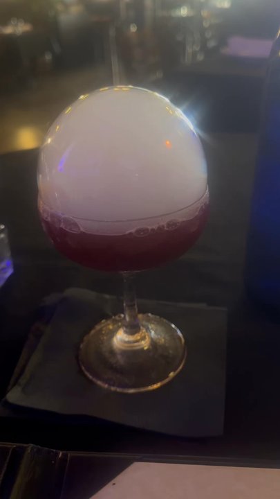 Aura Restaurant & Bar - Such a cool drink! - Cocktail Bars Near Me - Hackensack, New Jersey