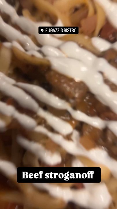Fugazzis - Beef stroganoff - Italian Near Me - Kingsburg, California