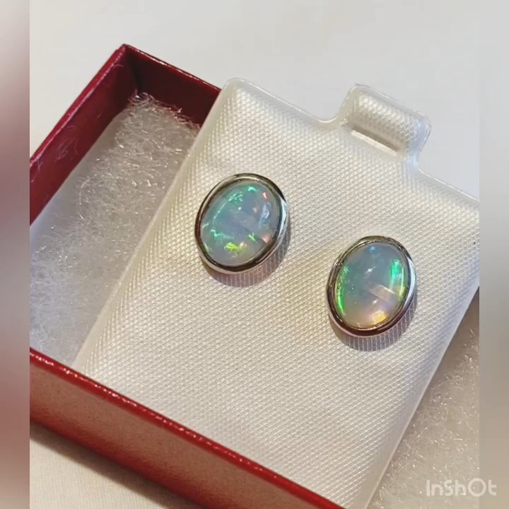 Monterey Bay Silver - My beautiful new quality Ethiopian opal earrings. Very clear with beautiful bright colors! $250 - Jewelry Near Me - Monterey, California
