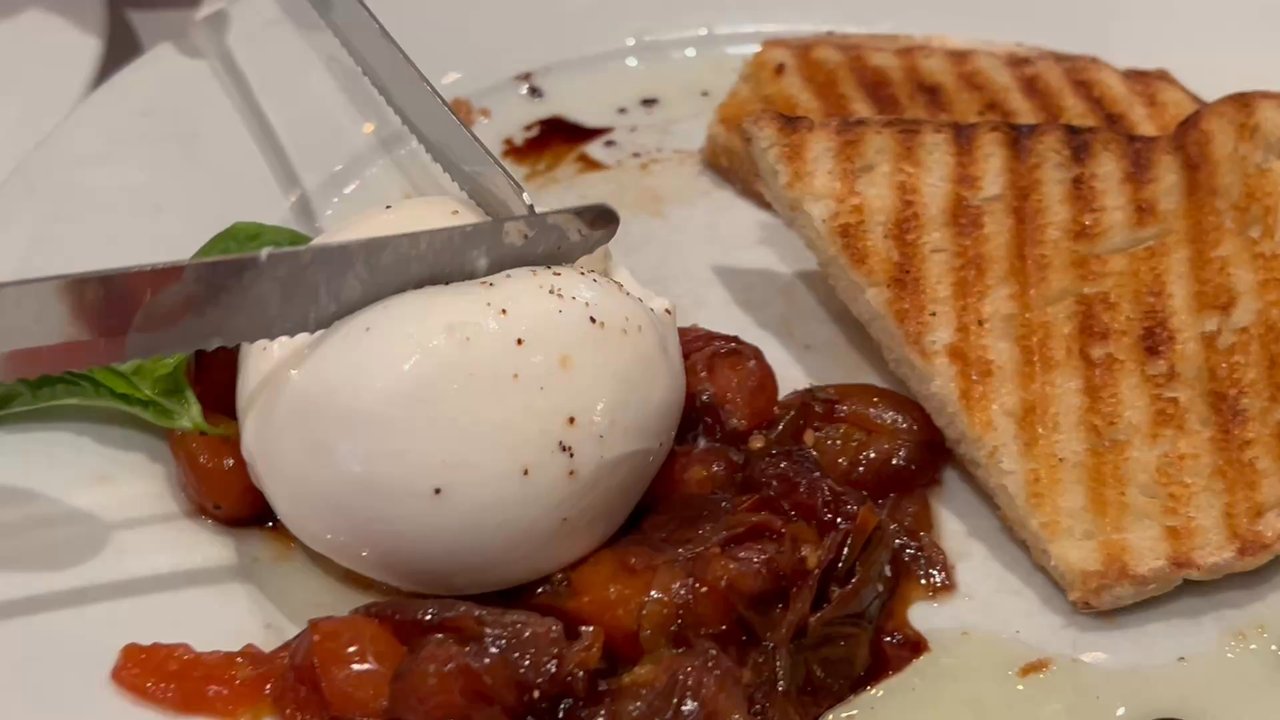 Bottega Italia - Burrata appetizer - Coffee & Tea Near Me - Temecula, California