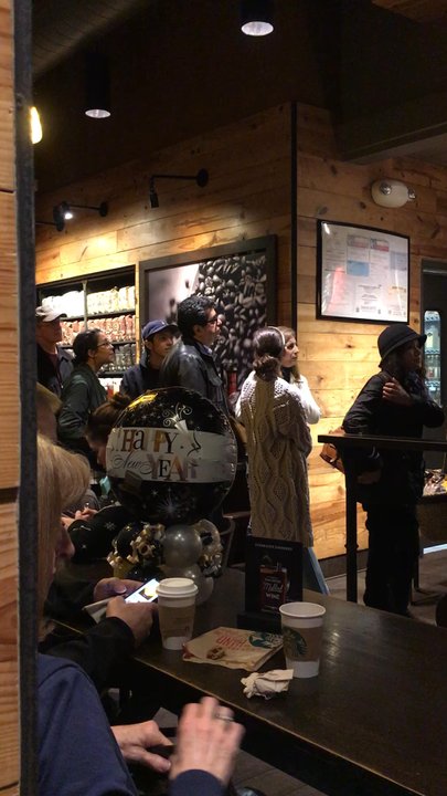 Starbucks - Starbucks on New Years Eve! The line is moving fast and the baristas are happy! - Coffee & Tea Near Me - Fort Worth, Texas