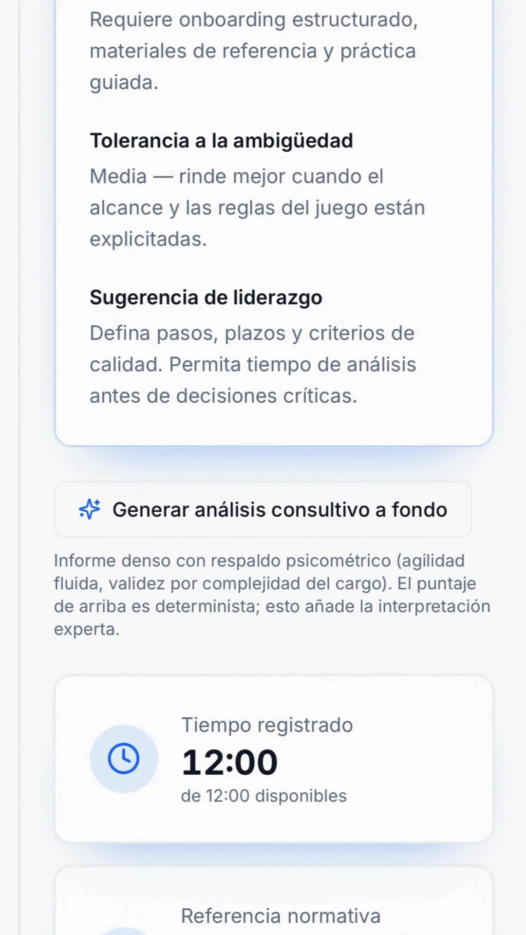 Resultados de una batería real: DISC, Big Five y Agilidad Cognitiva en Obrii App