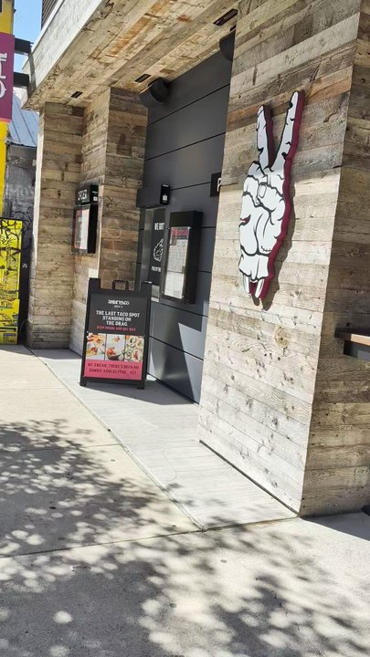 Zombie Taco - Video of Exterior and Pickup Window - Tacos Near Me - Austin, Texas
