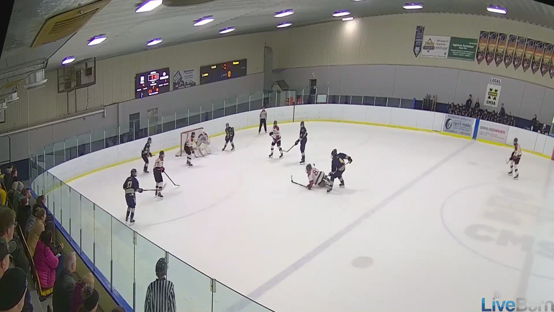 Alexandre Racine's Key Block on PK - Defensive Highlight